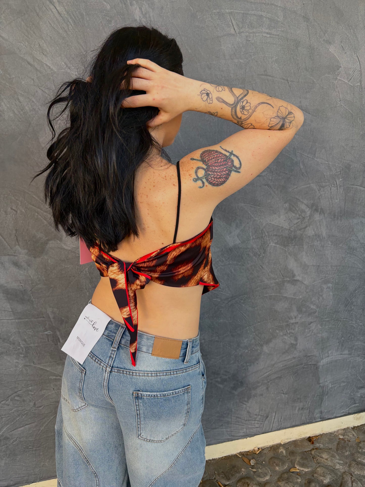 TOP BANDANA LEO