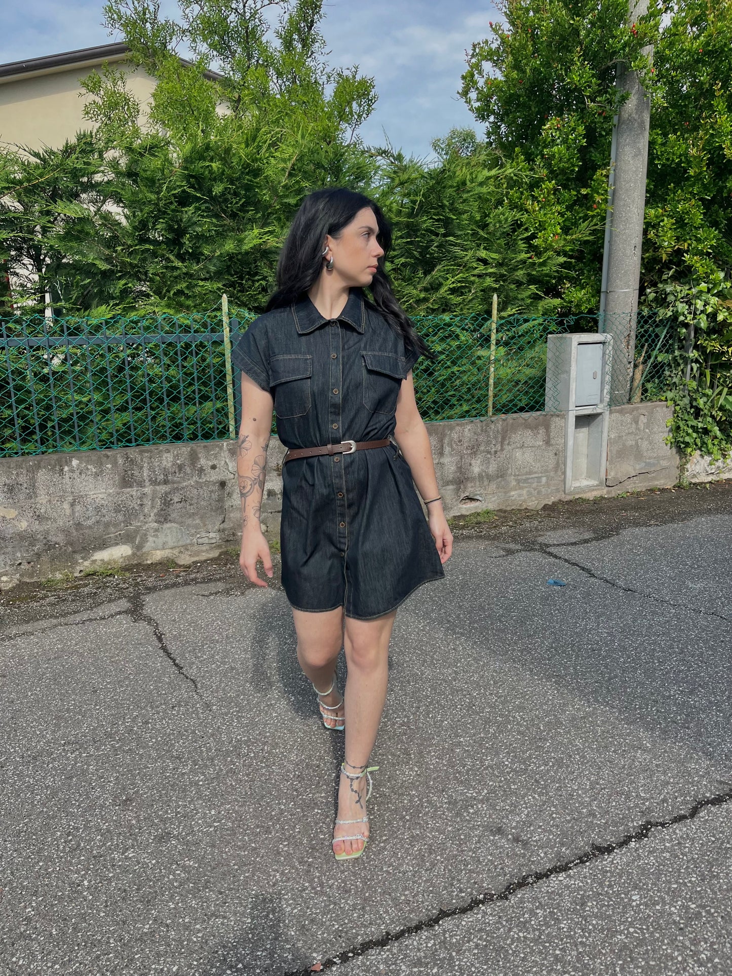 Abito mini denim