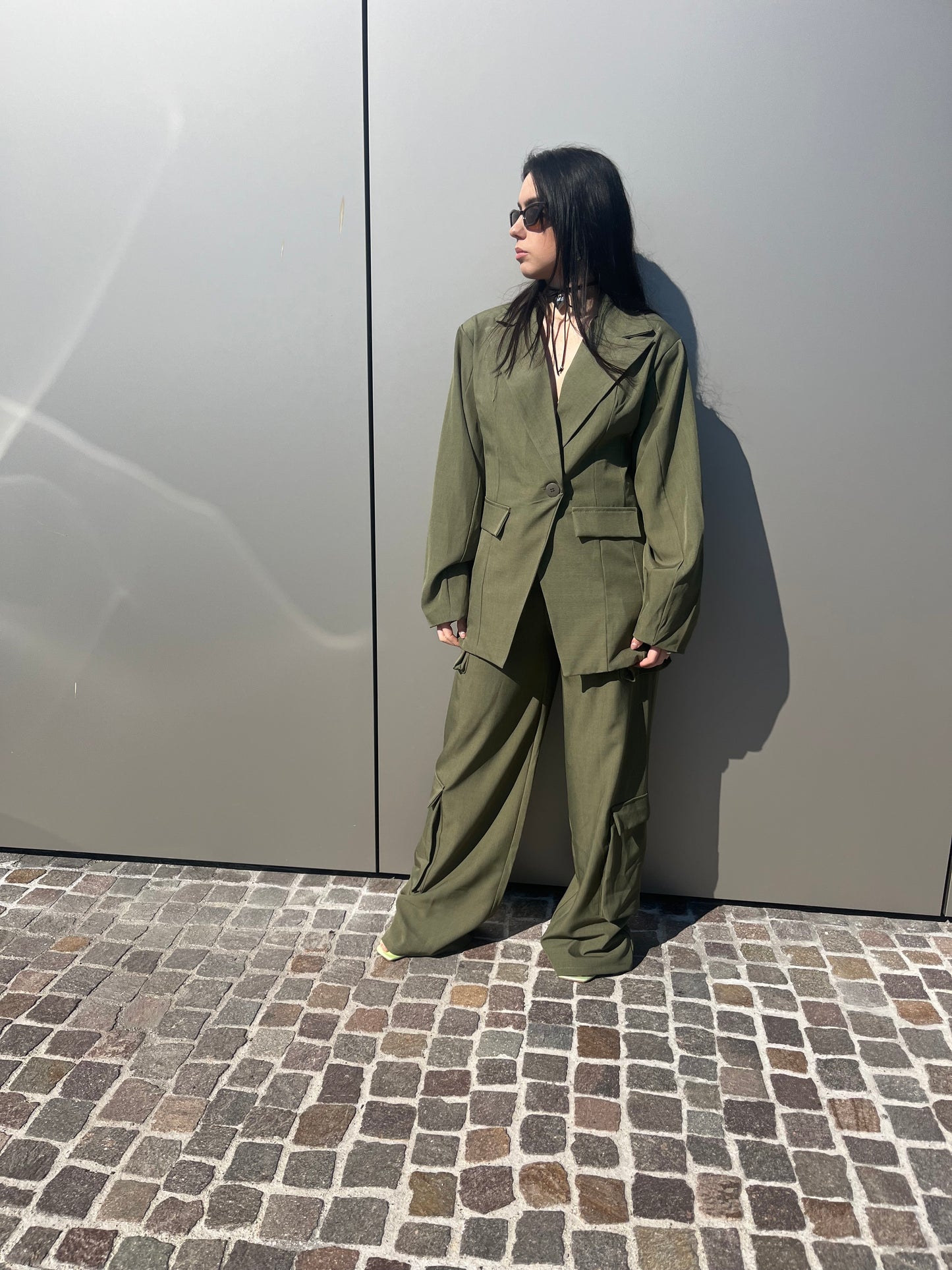 Coordinato cargo verde