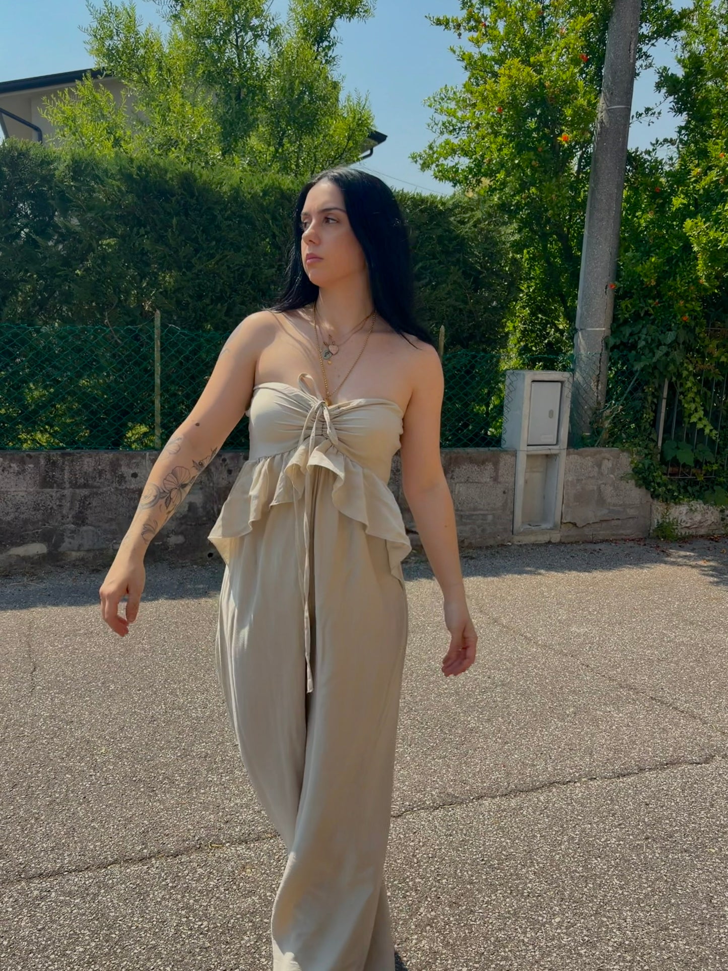 JUMPSUIT ROSE BEIGE