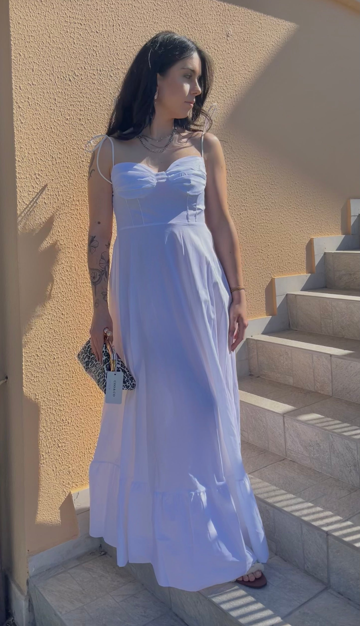 Abito Capri bianco