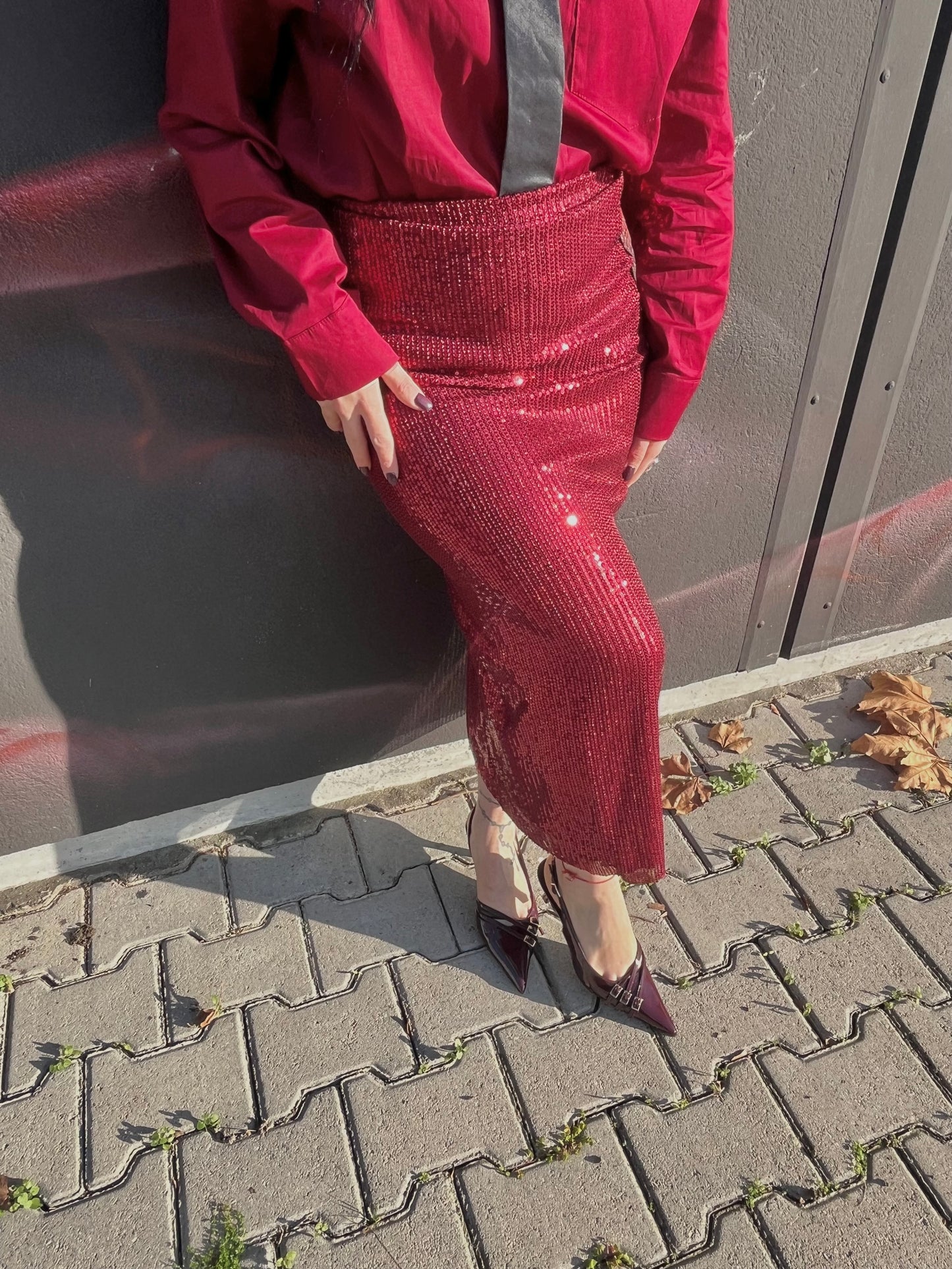 GONNA LONGUETTE PAILLETTES