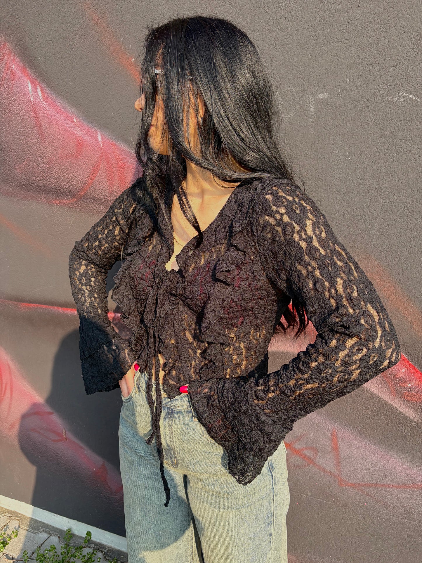 MAGLIA PIZZO NERA