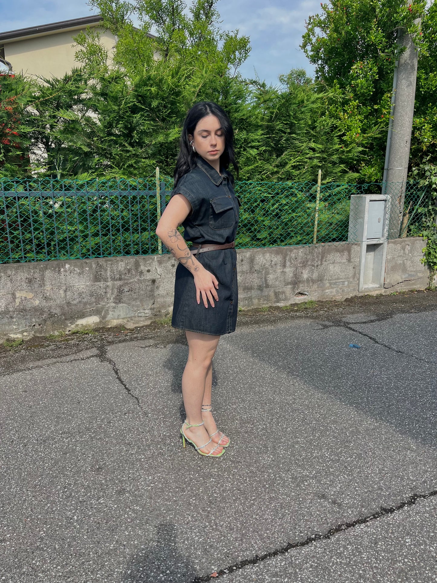 Abito mini denim