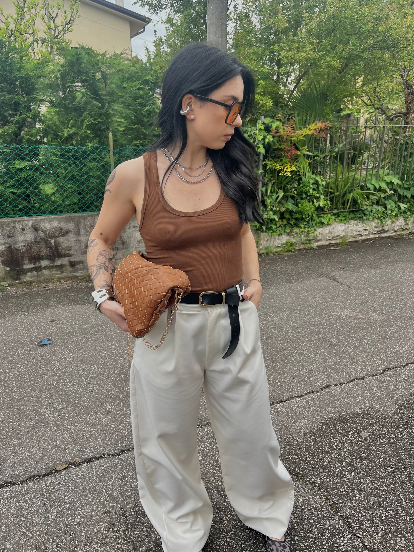 Canotta marrone by lumina