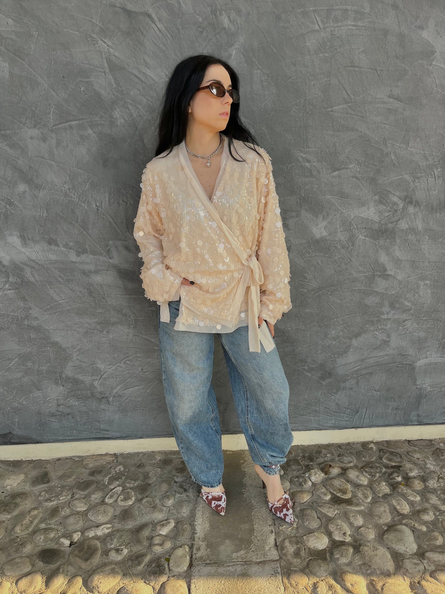 INCROCIATINA PAILLETTES CHIARA