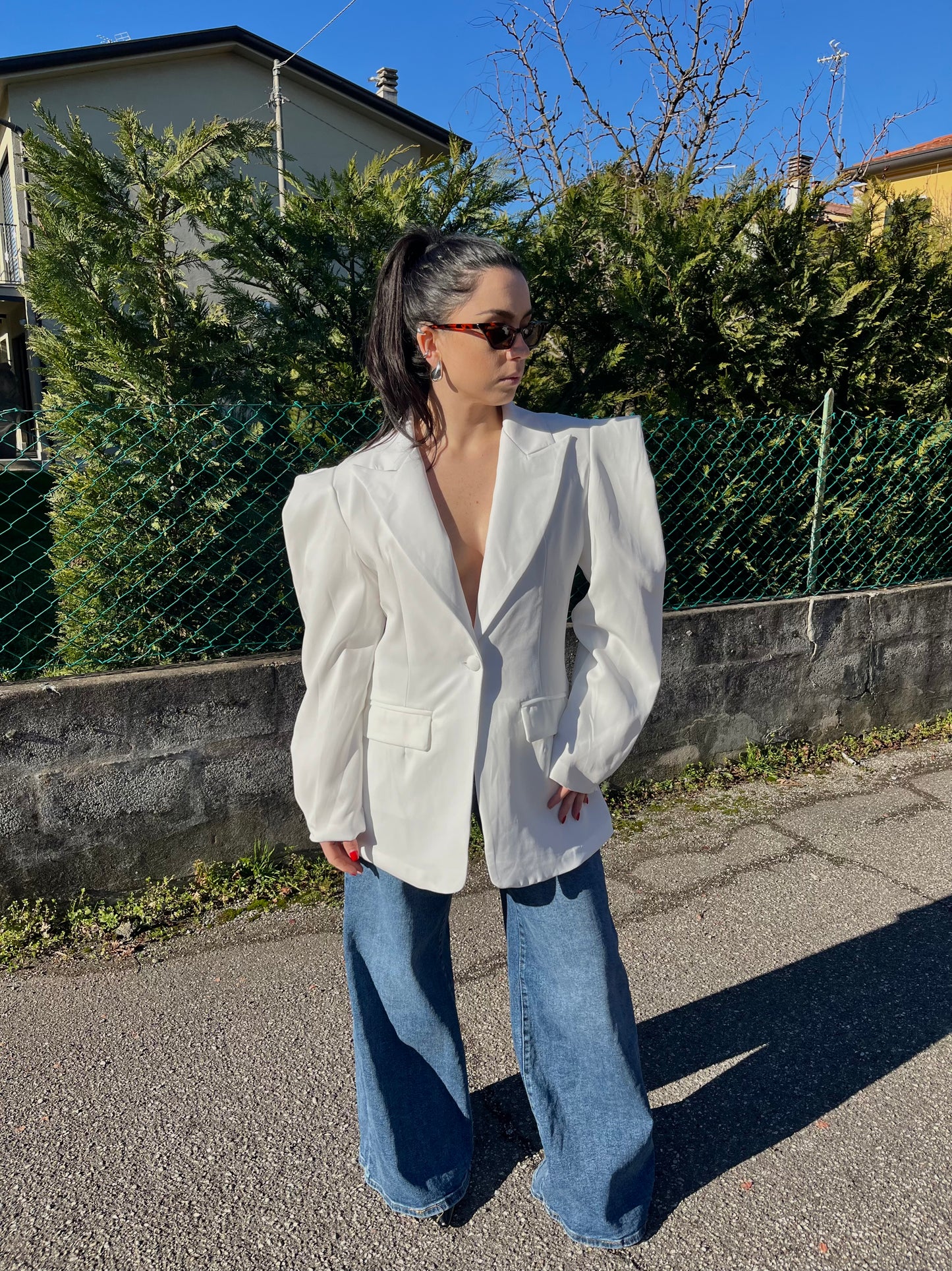 Blazer Beatriz bianco