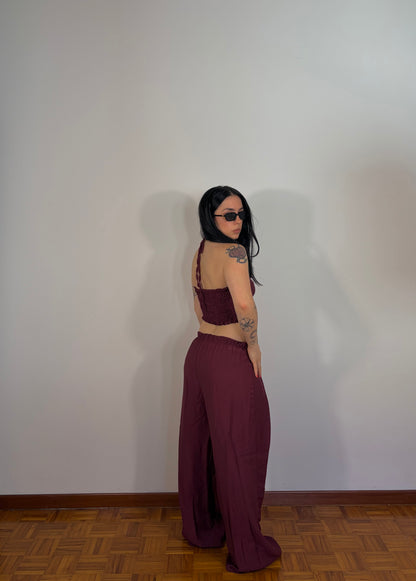 COORDINATO MELODY BORGOGNA