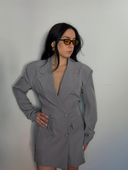 DRESS/BLAZER GRIGIO GESSATO
