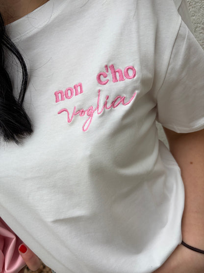 T-SHIRT NON C’HO VOGLIA