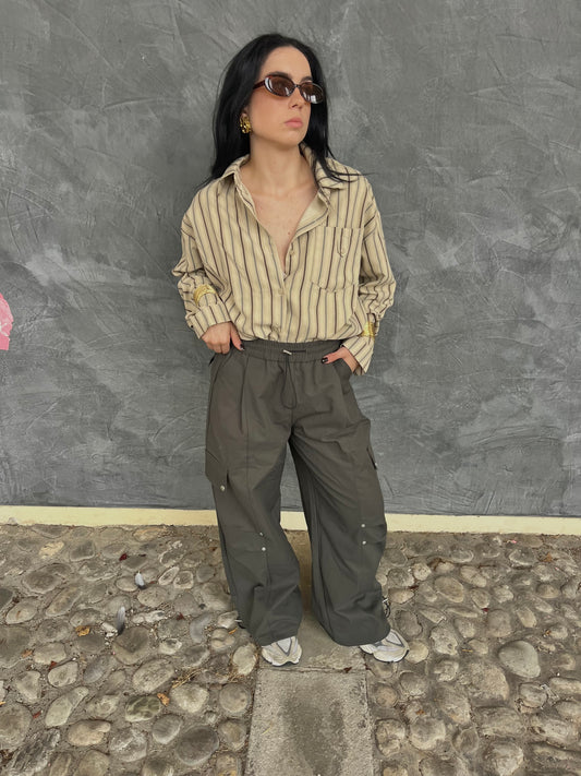 PANTALONE CARGO GRIGIO