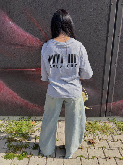 T-SHIRT SOLD OUT GRIGIO