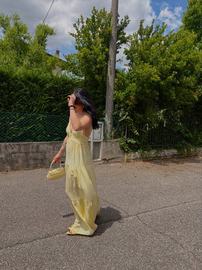 DRESS LUNGO GIALLO
