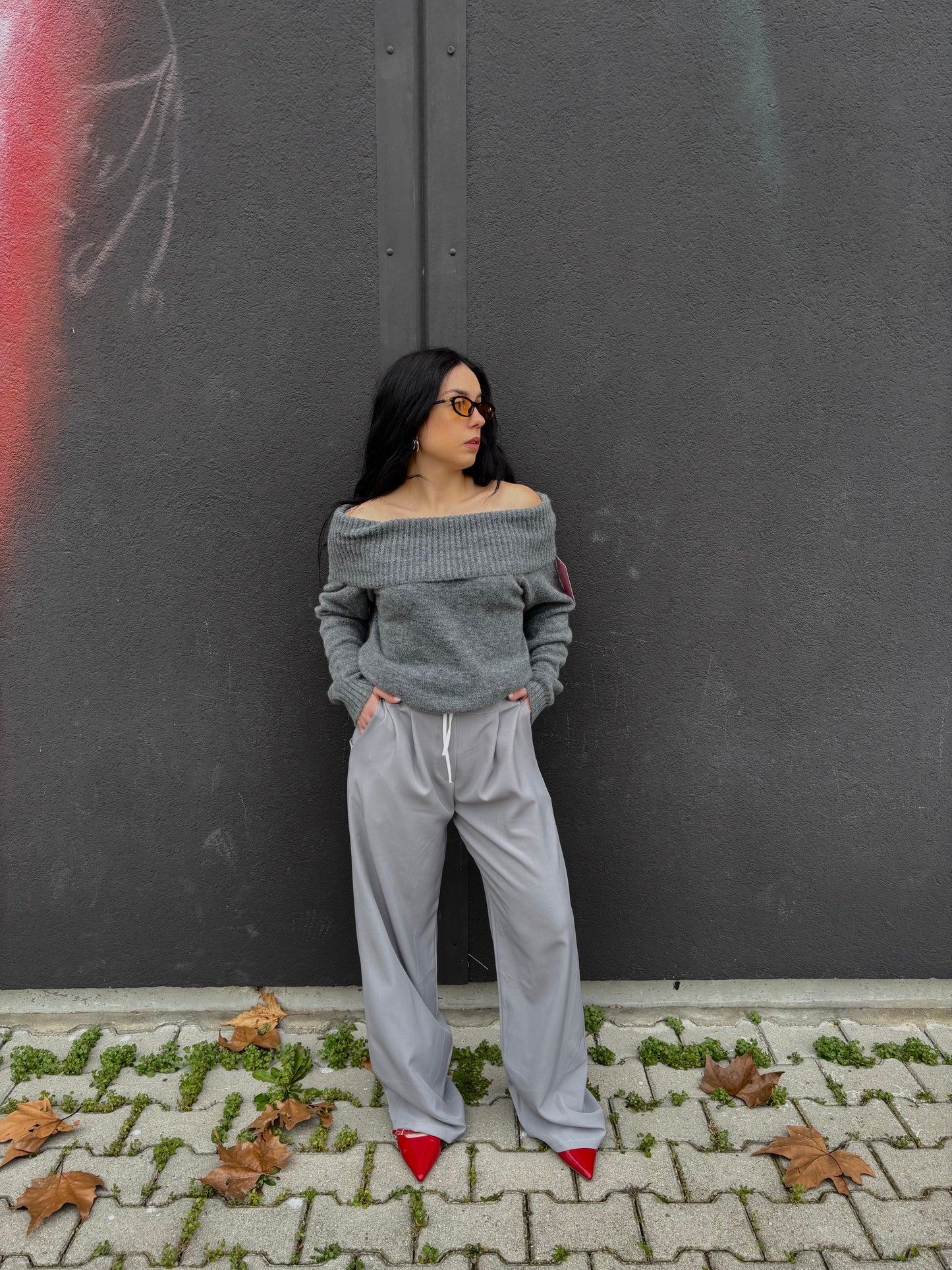 MAGLIONE GRIGIO AMERICAN