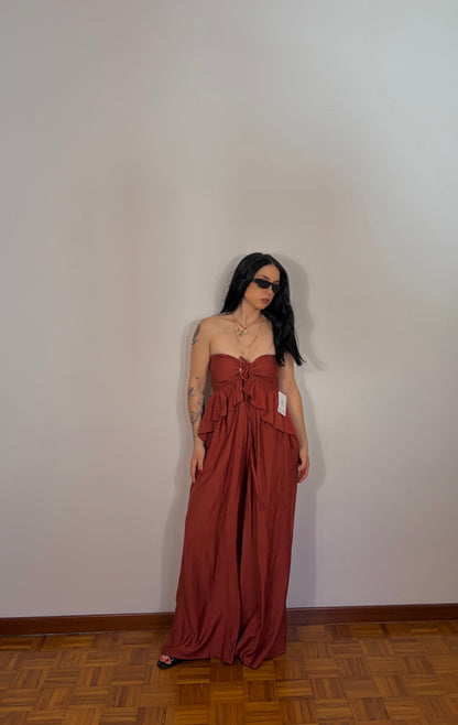 JUMPSUIT ROSE TERRACOTTA