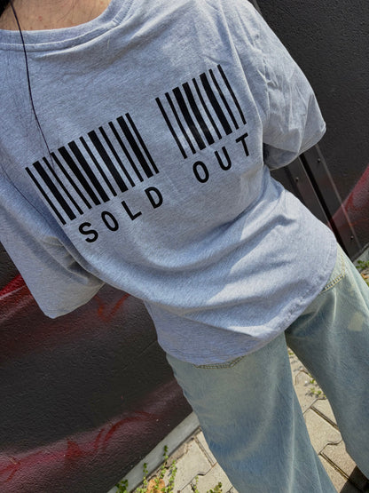 T-SHIRT SOLD OUT GRIGIO