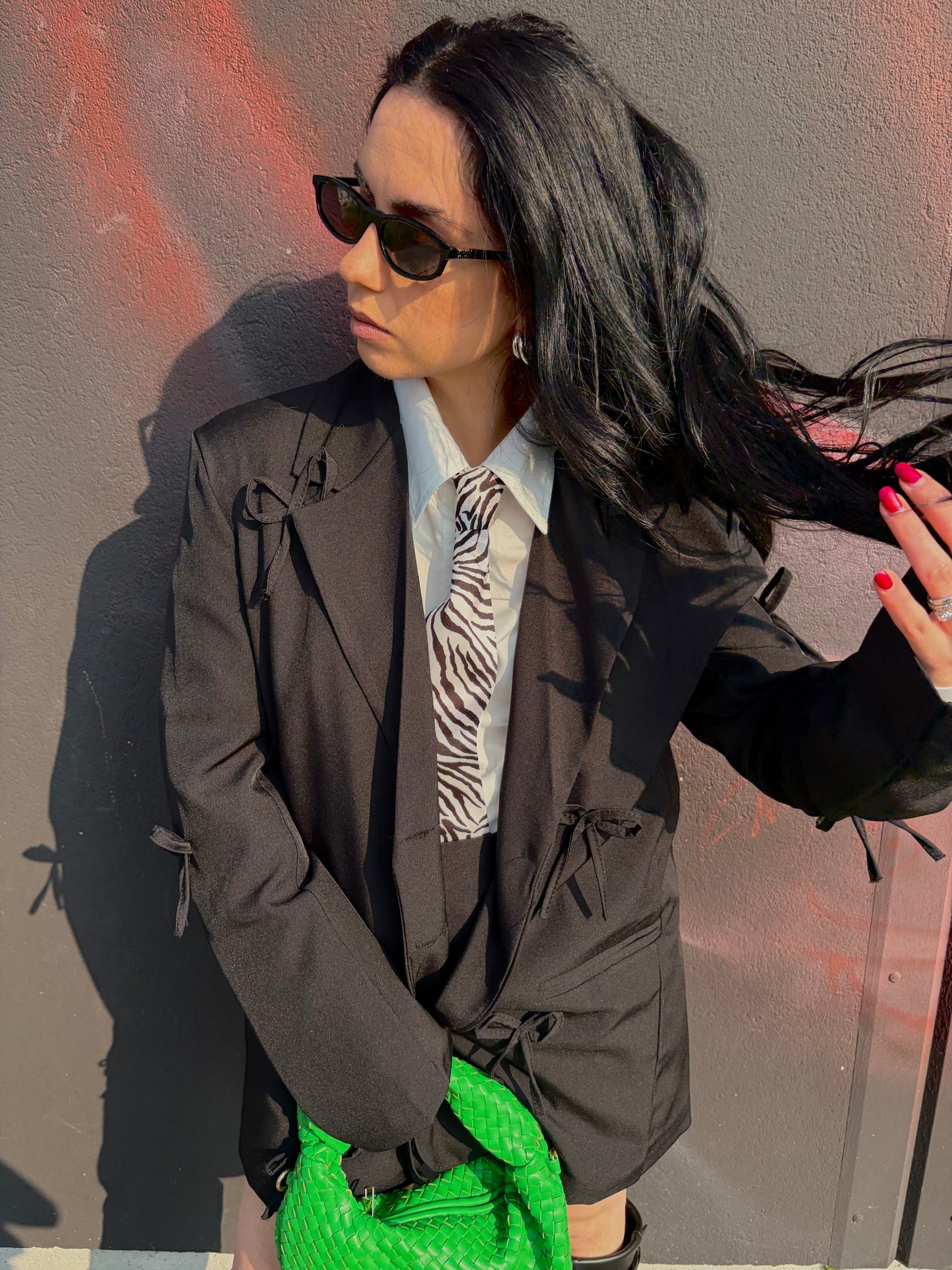 COORDINATO FIOCCO NERO