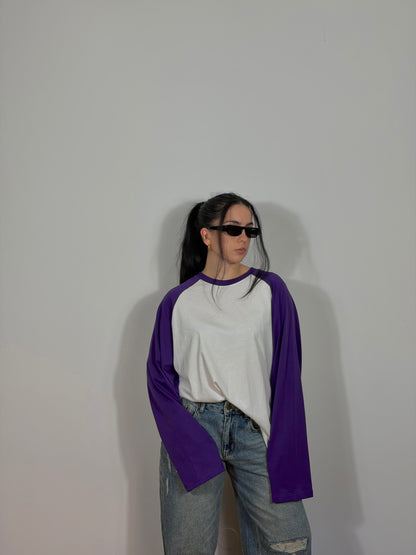 MAGLIA BICOLOR PURPLE
