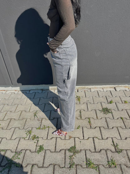 JEANS GRIGIO CHIARO