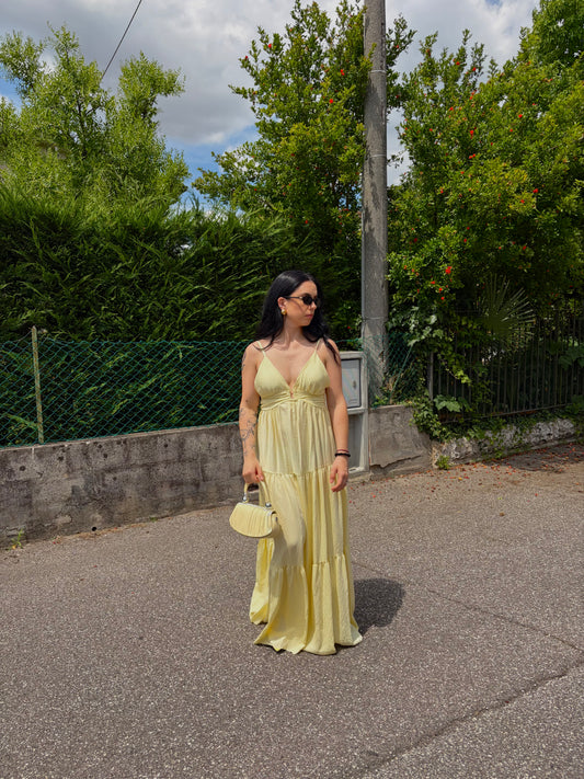 DRESS LUNGO GIALLO