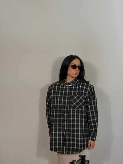 CAMICIA SCOZZESE NERA