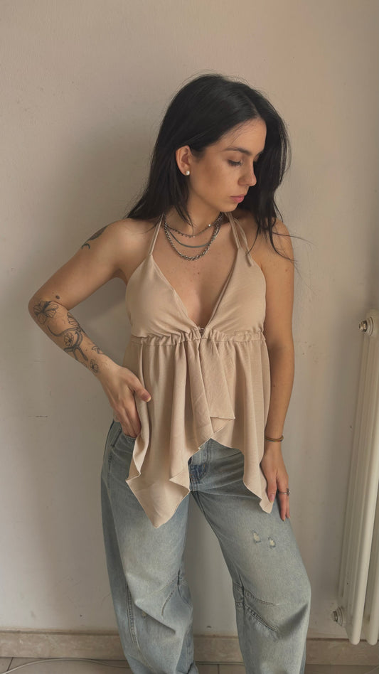 Top Denise beige