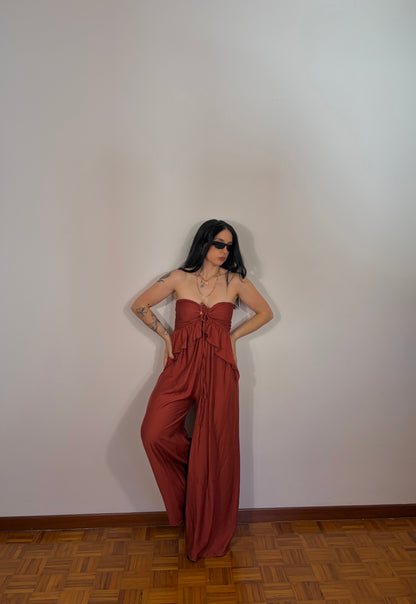 JUMPSUIT ROSE TERRACOTTA