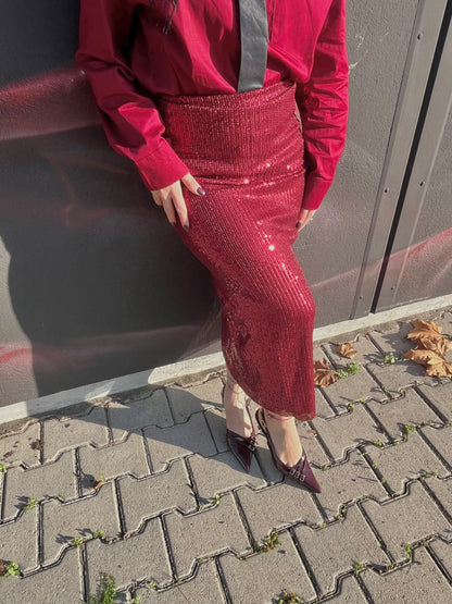 GONNA LONGUETTE PAILLETTES