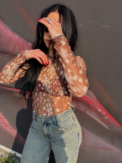 MAGLIA ANIMALIER LUMINA