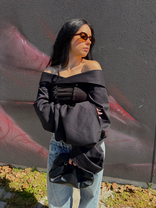 TOP GISELLE NERO