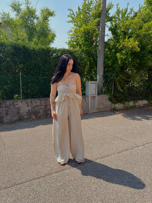 JUMPSUIT ROSE BEIGE