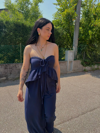 JUMPSUIT ROSE BLU NOTTE
