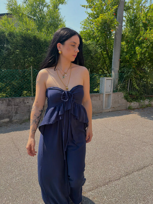 JUMPSUIT ROSE BLU NOTTE