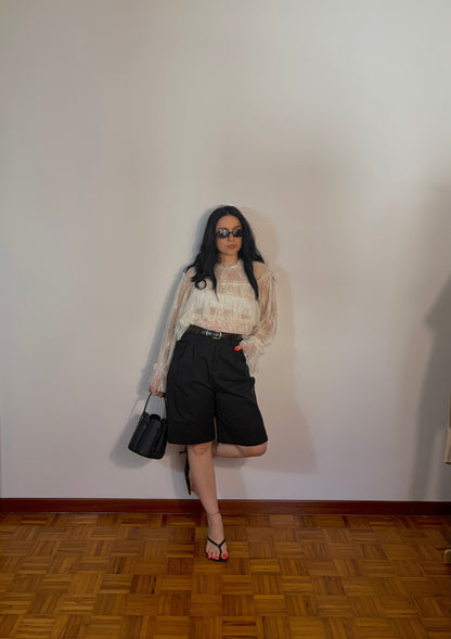 MAGLIA PIZZO PANNA