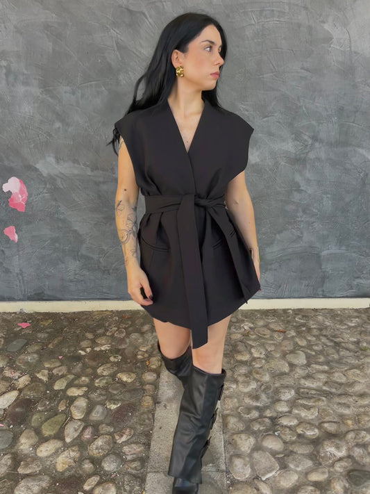 MAXI SMANICATO NERO