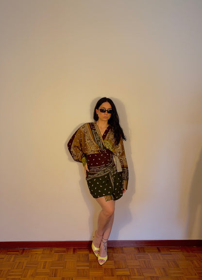 ABITO FANTASIA BANDANA MARRONE
