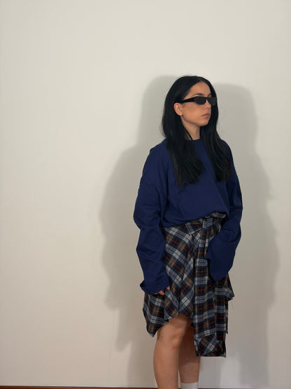 GONNA SCOZZESE BLU