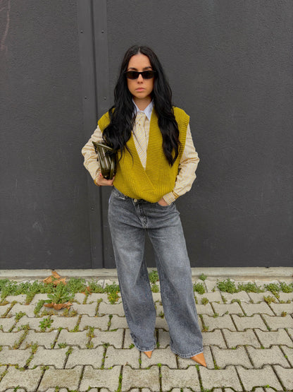 GILET VERDE ACIDO BY LUMINA