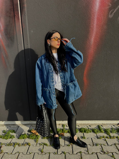 GIACCA INTRECCIO DENIM