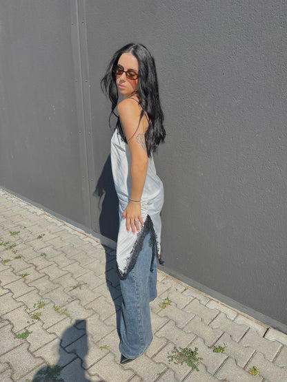 ABITO PIZZO BIANCO/NERO