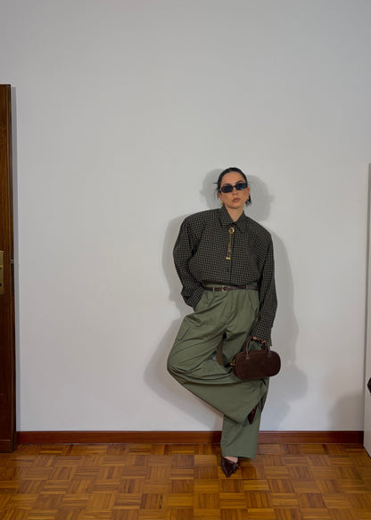 PANTALONE CARGO VERDE MILITARE