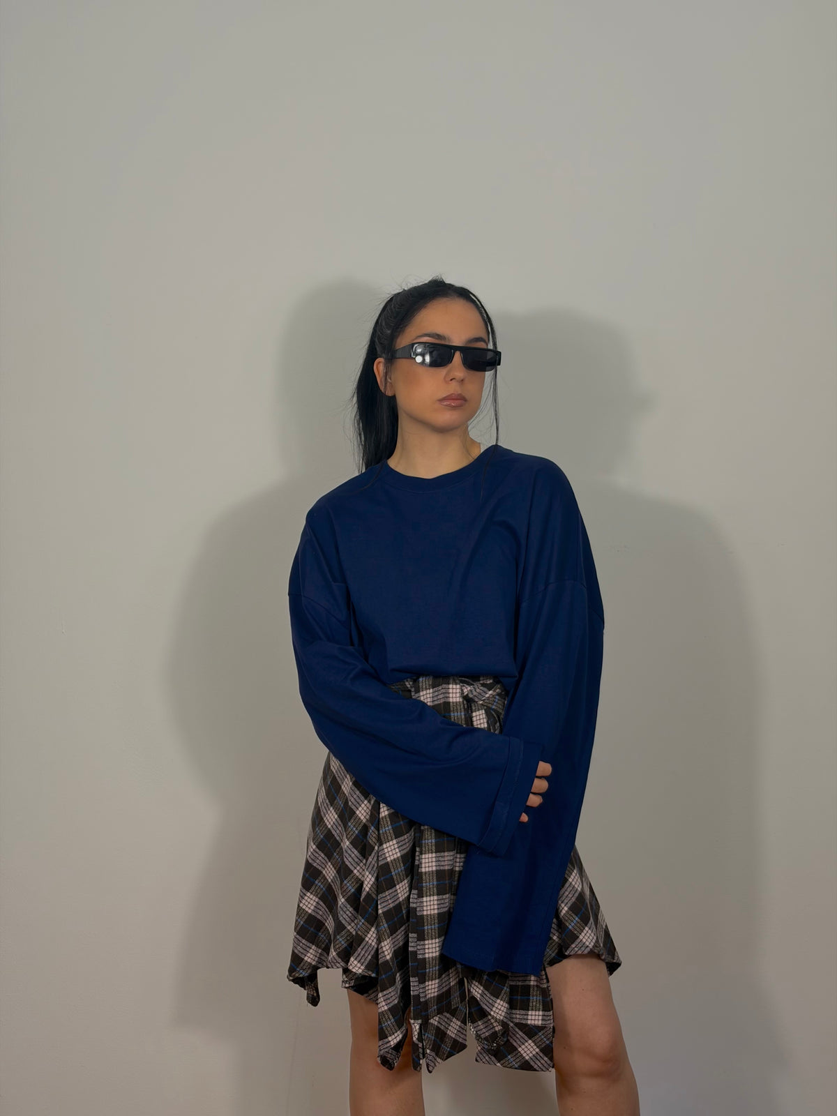 MAGLIA BLU OVER