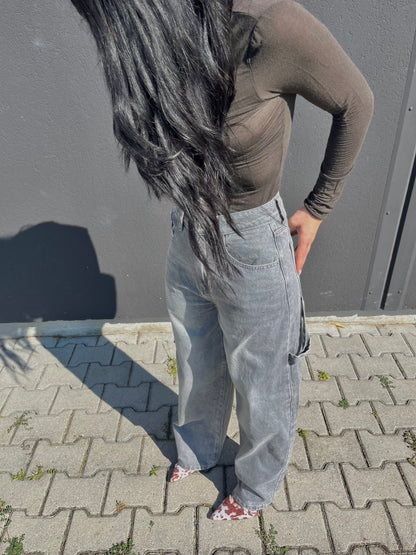 JEANS GRIGIO CHIARO