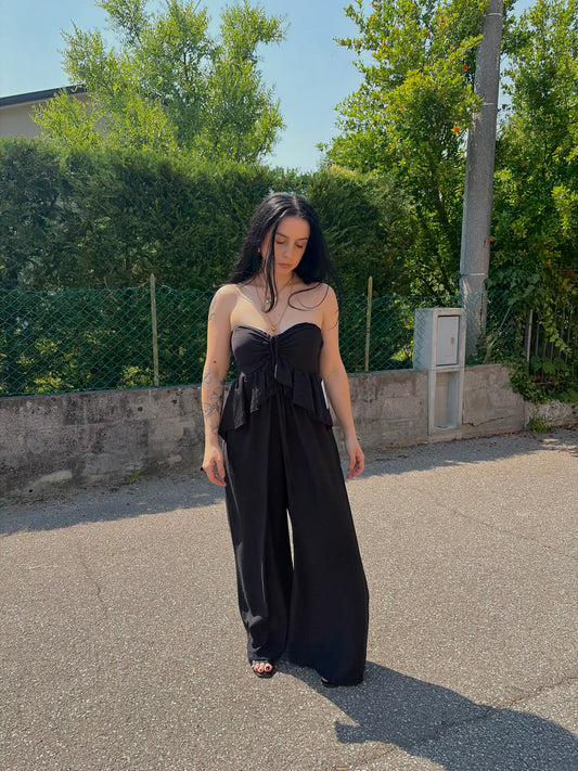 JUMPSUIT ROSE BLACK