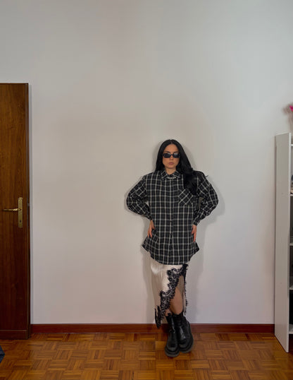 CAMICIA SCOZZESE NERA
