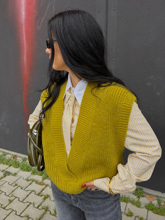 GILET VERDE ACIDO BY LUMINA