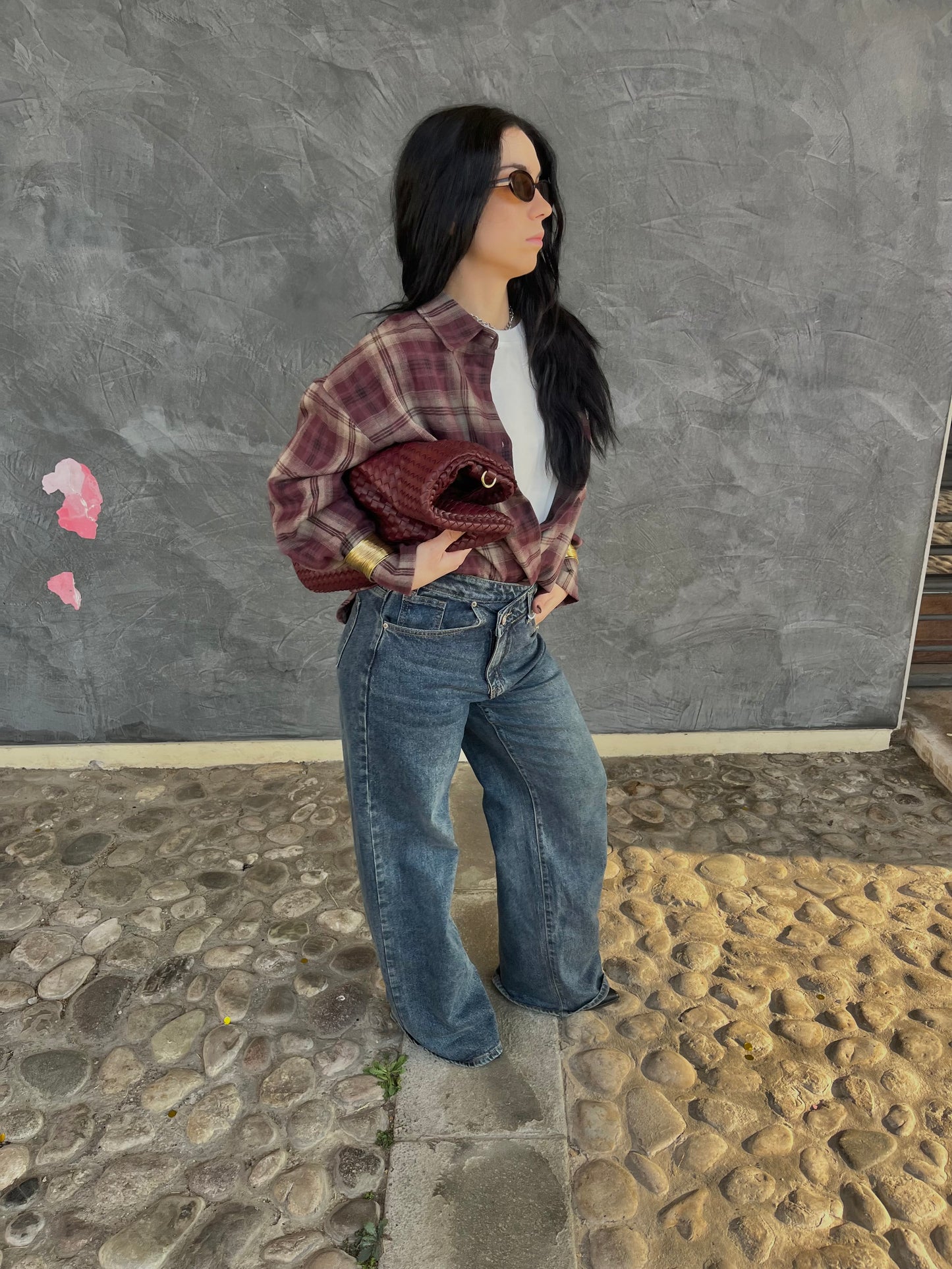 CAMICIA SCOZZESE BORGOGNA