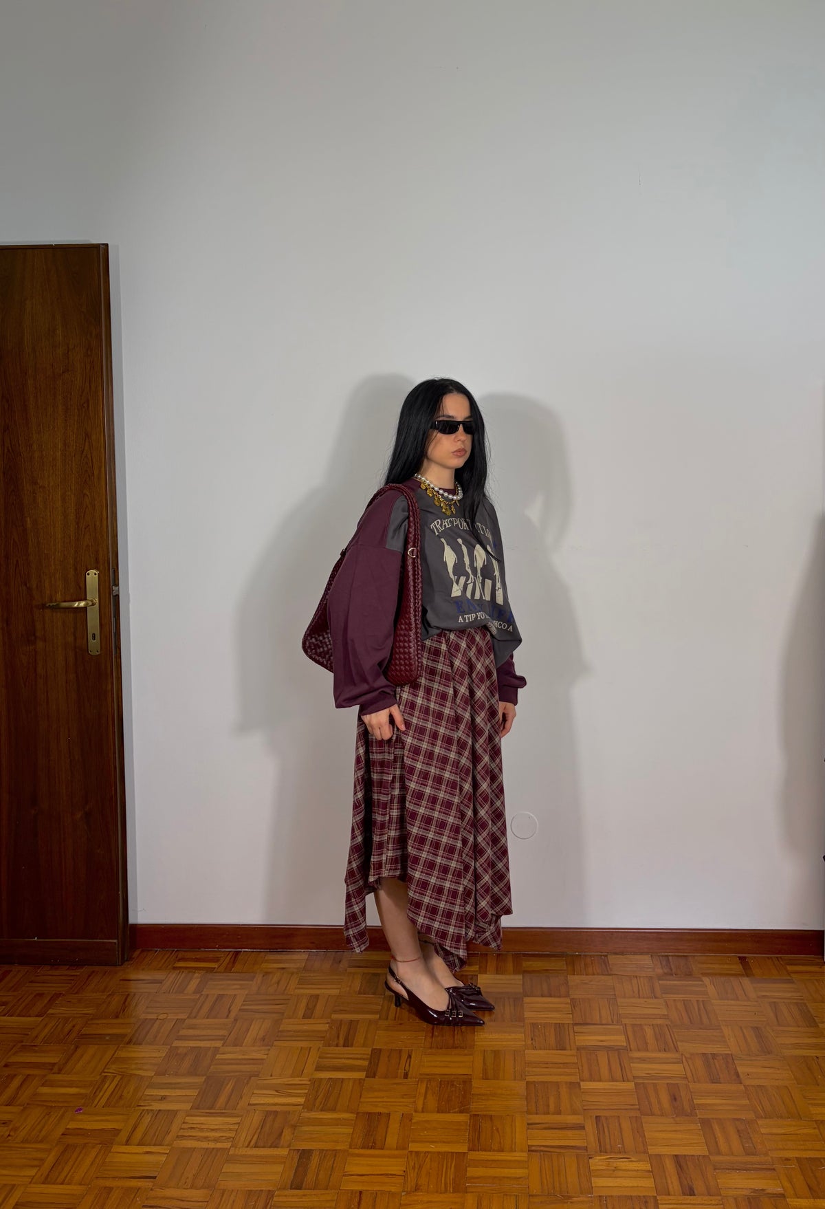 GONNA TARTAN BORGOGNA