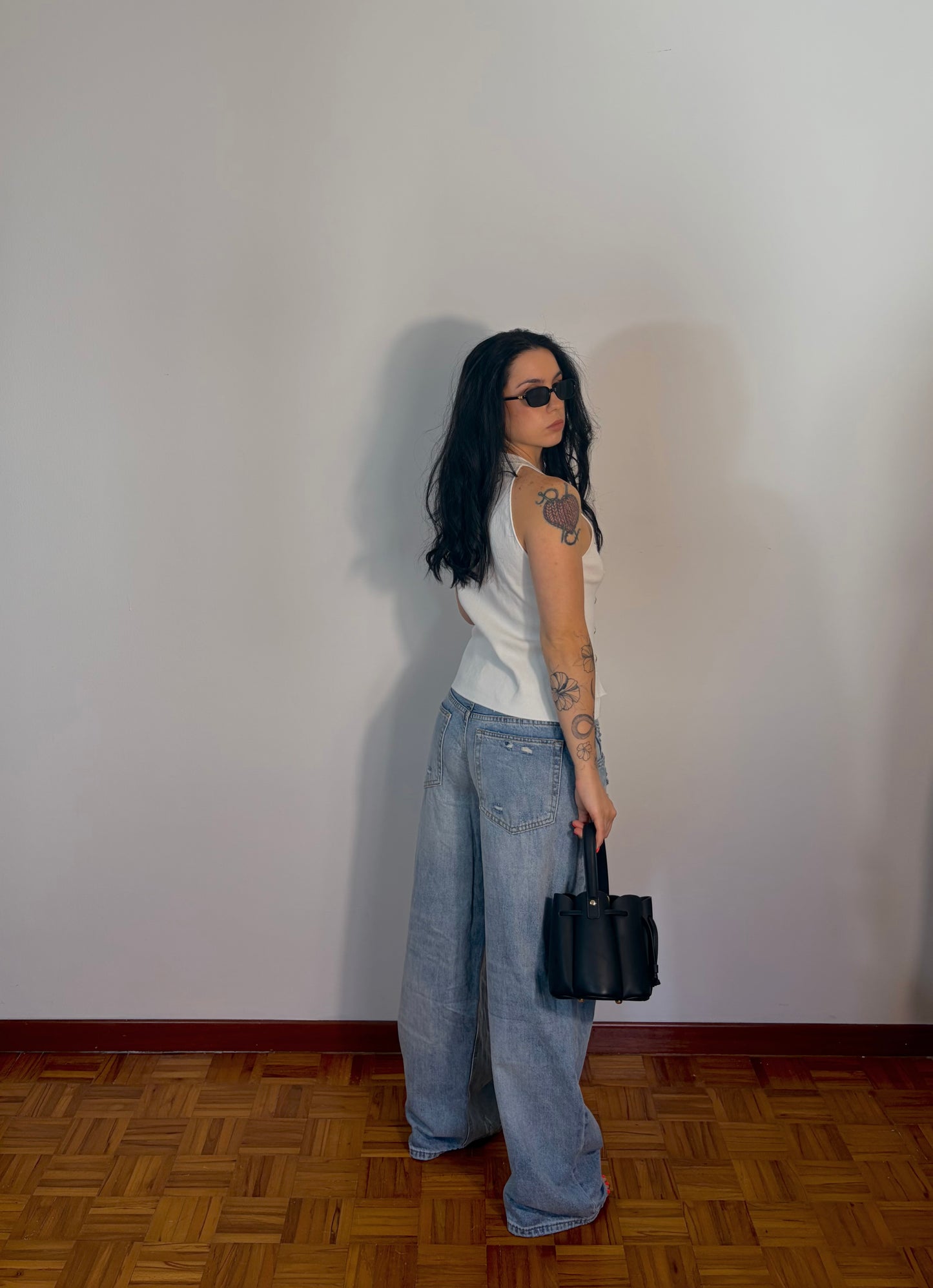 DENIM DOPPIO BOTTONE
