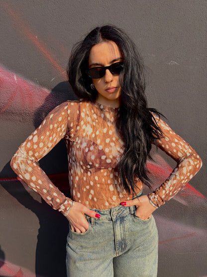 MAGLIA ANIMALIER LUMINA